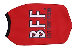 Choostix BFF Winter T-Shirt, Red (Size 16)