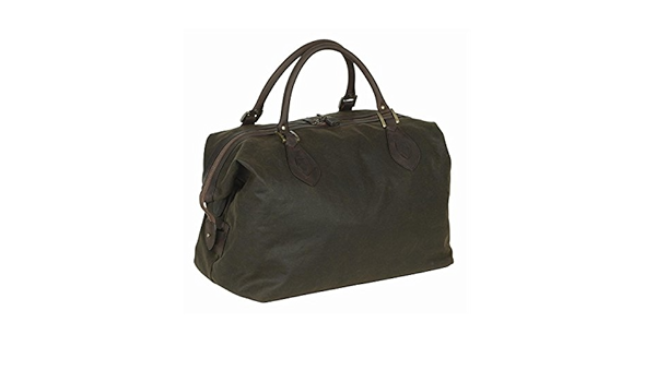 barbour wax cotton travel explorer holdall