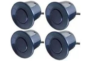 Aiuphing 4 sensores de asistencia al aparcamiento, 4 sensores universales traseros solo (negro)