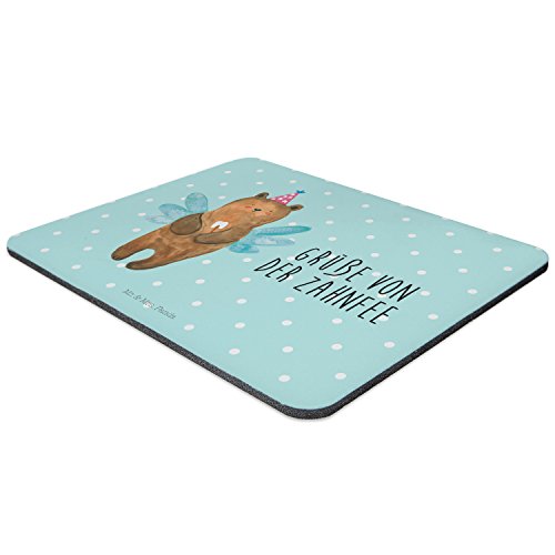 Mr. & Mrs. Panda Mauspad Druck Zahnfee Bär – 100% handmade & handbedruckt – Zahnfee, Fee, Milchzahn, Erster Zahn Mouse Pad, Mousepad, Computer, PC, Männer, Mauspad, Maus, Geschenk, Druck, Schenken, Motiv, Arbeitszimmer, Arbeit, Büro Zahnfee, Fee, Milchzahn, Erster Zahn - 2