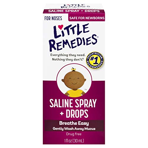 Little Remedies Little Noses Saline Spray/Drops, 1 Ounce
