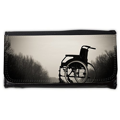 Preisvergleich Produktbild Portemonnaie Geldbörse Brieftasche / / M00292629 Rollstuhl Einsame Physical Krankenhaus / / Large Size Wallet