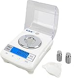 Die Lieferung erfolgt inklusive einer praktischen und Wägeschale sowie zwei 20g-Gewicht mit denen Sie die Waage jederzeit neu einstellen können.