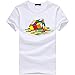Produktbild IMJONO Jubiläumsfeier Männer T-Shirt Tops Männer Junge Plus Size Print Tees Kurzarm Baumwolle T Shirt Bluse Tops M(Medium,Weiß)