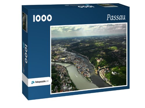 Preisvergleich Produktbild Passau - Puzzle 1000 Teile mit Bild von oben