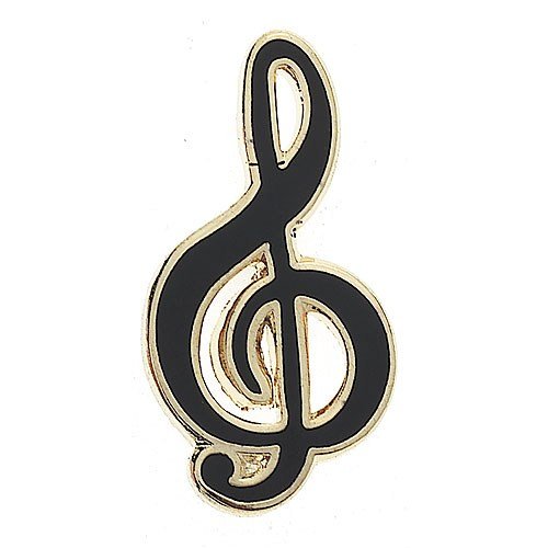 Preisvergleich Produktbild Notenschlüssel Anstecknadel