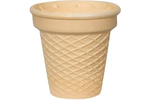 MÜLHEIMER MANUFAKTUR EISWAFFELN Waffelbecher - mit Doppelrand - 78mm lang - 66mm Durchmesser - für Softeis - Eis - oder als Backform für Muffin & Cupcakes