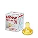Pigeon Rubber Baby Bottle Nipple Classic Size S M L Y (S)
