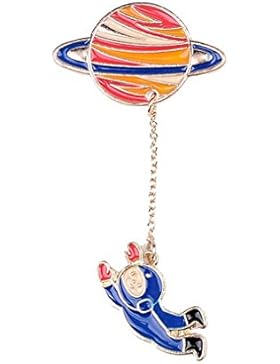 Damen Mädchen Kinder Cartoon Emaille Brosche 3D Anstecker Zubehör für Kleider Umhang Kragen Vintage Pins