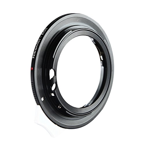 Adaptateur objectif pour monter objectif Nikon G  D-Type     Cam  ra Canon EOS comme Canon EOS 1D 1DS Mark II III IV 1DC 1DX 30D 40D 50D 60D 70D 5D 7D Rebel T3 T3i T4i T5i SL1 C300 C500 en m  tal