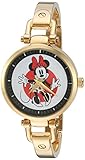 Disney Minnie Mouse Damen Gold Legierung Trensenzaum, Gold Legierung Armband, w002809