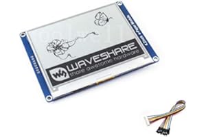 Waveshare 4.2inch E-Ink Display Module Resolution 296x128 3.3v E-Paper Electronic Screen Panel SPI Interface for Raspberry Pi/STM32/Arduino/Nucleo/Jetson Nano
