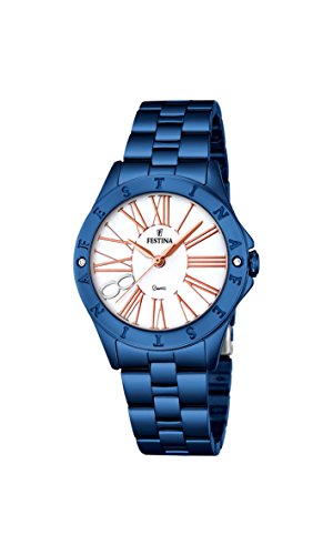 Festina Damen-Armbanduhr Journees Analog Quarz Edelstahl beschichtet F16927/1 Festina Damen-Armbanduhr Journees Analog Quarz Edelstahl beschichtet F16927/1