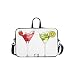 Produktbild Party Farbglas Cocktail Muster Aktentasche Laptoptasche Messenger Schulter Arbeitstasche Crossbody Handtasche Für Geschäftsreisen