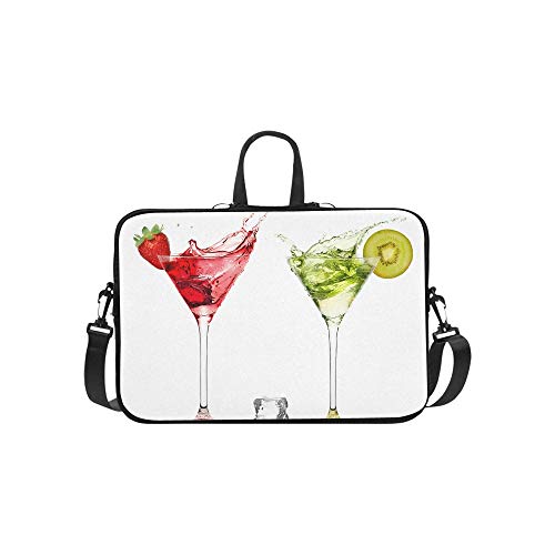 Preisvergleich Produktbild Party Farbglas Cocktail Muster Aktentasche Laptoptasche Messenger Schulter Arbeitstasche Crossbody Handtasche Für Geschäftsreisen