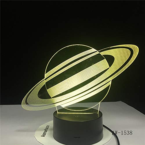 Preisvergleich Produktbild Tischlampe USB LED 3D Licht 7 Farbneuheit LED Nachtlicht als Spielzeuggeschenkhauptdekoration-Trop... 1 der Kinder kein Prüfer