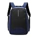 Produktbild Laptop Rucksack 15,6 Zoll Business Backpack Herren Damen Anti-Diebstahl Wasserfest Daypack Schul Outdoor Rucksack mit USB Aufladen Hafen und Stromleitung(Dunkelblau)