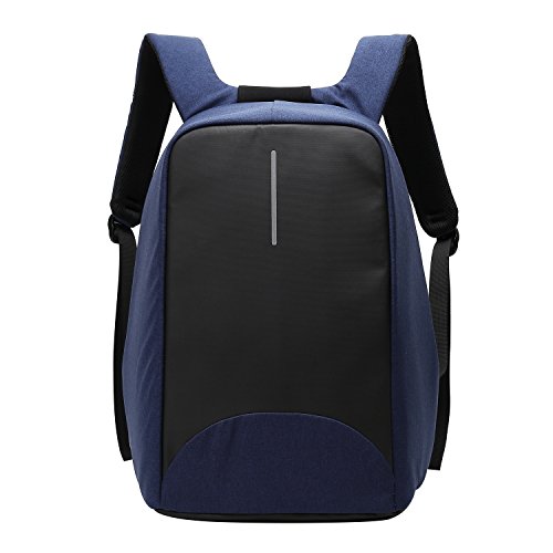 Laptop Rucksack 15,6 Zoll Business Backpack Herren Damen Anti-Diebstahl Wasserfest Daypack Schul Outdoor Rucksack mit USB Aufladen Hafen und Stromleitung