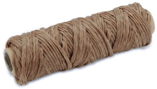 TANDY Leder Factory geflochten Sehnen 4 mmx20yd-natural, andere, mehrfarbig