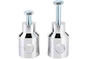 Riser Manubrio KIMISS, Morsetto Riser Manubrio 25mm/1in con Bullone Parti Universali per Moto Adatto per Bobber Chopper