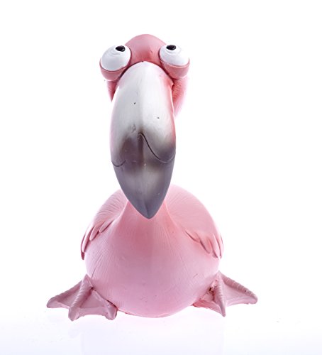 by-Bers Brillenhalter Die_Vögel Design Flamingo, handbemalt, echt lustig, aus Polyresin, für Kinder und Erwachsene - 2