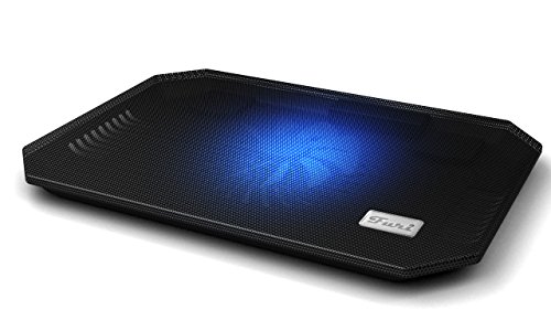 LS Premium Notebook Kühler LS-S200 | Laptop Cooling Pad Ständer| 1x Lüfter / 140mm Fan | mit 2 x USB HUB und blaue LED | 10"-15" Zoll