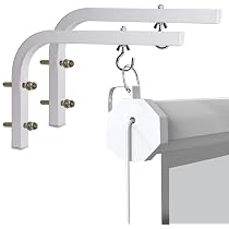 Staffa A L Per Proiettore In Acciaio, Regolabile Per Soffitto E Parete, Adatta A Schermi Home Theater E Aule