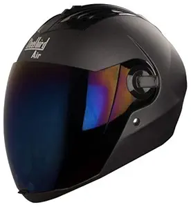 STEELBIRD Helmet SBA-2 MATT H. Grey with IR. Blue Visor Large 600MM