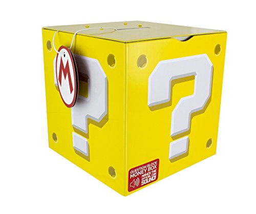 Super Mario Question Block Spardose, mehrfarbig