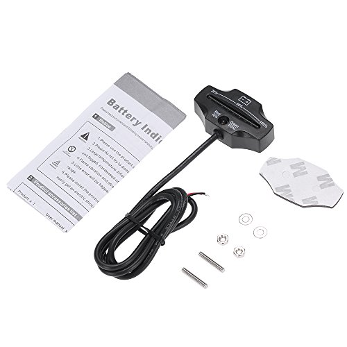 KKmoon 12V 24V LED Blei Säure Speicher Batterie Anzeige Lehre Batterie Niveau-Monitor für Golf Karren Marinemotorrad LKW Gabelstapler - 7