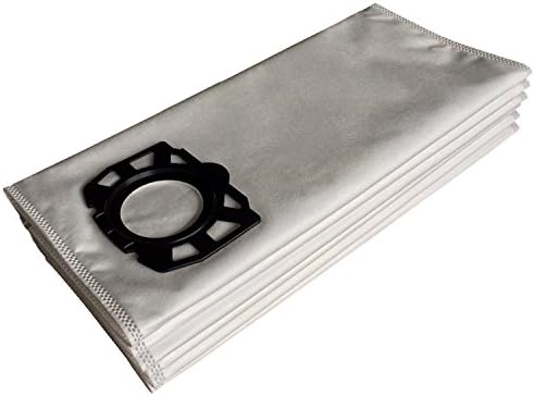 REYEE 6 Packs For Karcher Fleece Filter Bags Replacement for WD4, WD5, WD5/P Wet & Dry Vacuums MV4,MV5,MV6