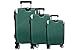Produktbild Starres 3-teiliges Trolleyset PIERRE CARDIN grun 4 Räder Handgepäck VS207