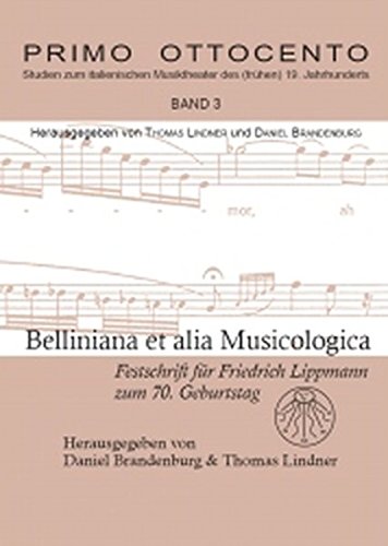 Pdf Belliniana Et Alia Musicologica Festschrift Für - 