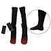 Produktbild Bloomma Elektrische Socken, 1 para Baumwolle Thermische Beheizte Socken Freie Gre mit 3 V DC Batteriefach für Unisex Outdoor Jagd Wandern Angeln Camping(Ohne Batterie)