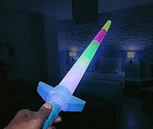 INAAYA Glowing Light Toy for Kids Personal Use and Gifting Purpose (Expandable Sword)