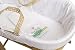 3 x Fitted Moses Basket sheets 100% Organic Cotton (White up to 78 x 33cm) large round end
