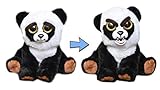 Feisty Pets by William Mark- Black Belt Bobby Adorable 21.5cm Plush Stuffed Panda That Turns Feisty With a Squeeze! (Toy)
