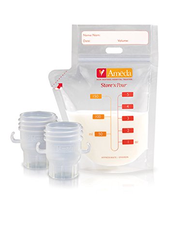 Ameda Breast Milk Collection Freezer Bags - Pack of 20
