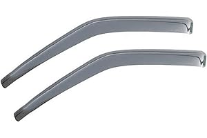 Omac GmbH Lot de 2 déflecteurs de vent et de pluie côté avant pour Dacia Sandero Stepway Logan MCV à partir de 2014