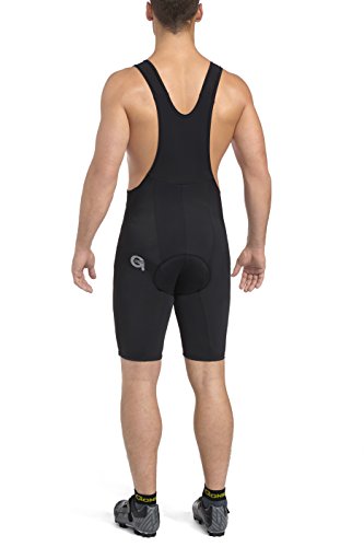 GONSO Rad-Trägerhose Treviso aus 80% PA 20% EL für Herren, gepolsterte Fahrradhose/ Radshorts/ Radbermuda mit gutem Kompressionsverhalten, formbeständig - 4