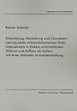 Image de Entwicklung, Herstellung und Charakterisierung eines mikromechanischen Drehratensensors in