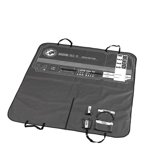 Preisvergleich Produktbild D&D Autoschondecke En Route Car Seat Cover / Boarding Pass, grey