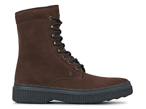 Tod's XXM39A00500HSES804 Men's Brown Suede Ankle Boots