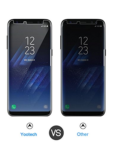 Galaxy S8 Plus Schutzfolie [2 Stück][NICHT Panzerglas], Yootech Galaxy S8 Plus Displayschutzfolie Wet Applied Anti-Luftblasen für Samsung Galaxy S8 Plus HD[lebenslange Garantie][Galaxy S8+] - 4