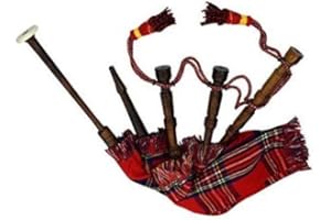 TARTAN CITY Bagpipes de juguete para niños con cuerda Royal Stewart