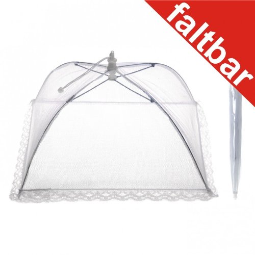 Insektenschutzhaube XXL 48 x 48 cm Fliegenhaube Abdeckhaube Insektenschutz - 2