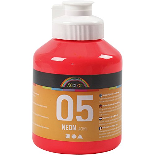 A-Color Neonfarbe, neonrot, 05 - Neon, 500ml