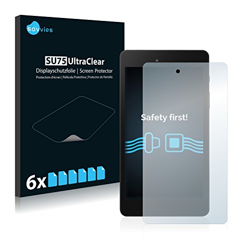 6x Savvies Displayschutzfolie für Medion E6912 E-Tab (MD 99851) Folie Schutzfolie Displayfolie - Klar