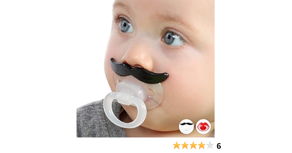Bebe Puericulture Drole Moustache Bebe Garcon Fille Nourrisson Sucette Tetons Orthodontiquew Fr Alimentation Pour Bebe
