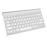 trust sento samsung smart tv tastatur test DURABLE & ULTRA SLIM TASTATUR: Die Tastatur besteht aus strapazierfähigem Aluminium. Das dünnste Teil ist nur 4 mm, macht es zu einer sehr eleganten und herausragenden Funktastatur.